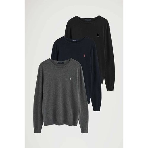 Pull PACK 3 - RIGBY GO U COTTON VO N-B-DGV - Polo Club - Modalova