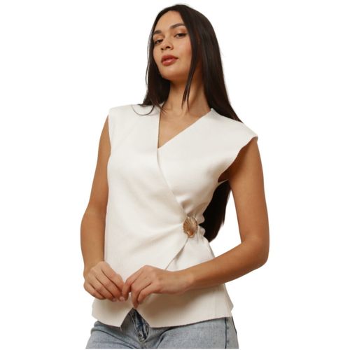 Blouses Tops, t-shirts - Blanc - La Modeuse - Modalova