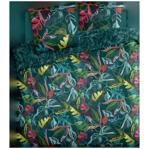 Parures de lit Parure de lit Selva bleu 100% coton OEKO-TEX - Atmosphera - Modalova