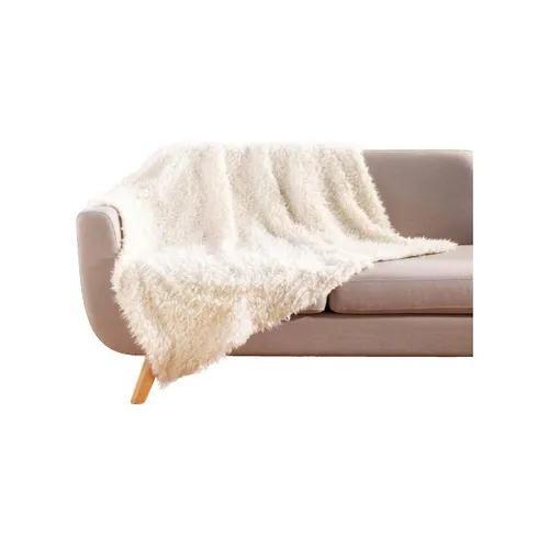 Plaids, jetés Plaid Douceur d'Intérieur Beige - No Name - Modalova