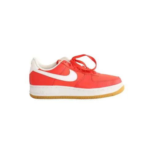 Baskets basses Baskets Air force 1 en cuir rouges - Nike - Modalova