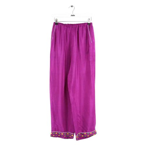 Pantalons droit Pantalon droit en soie violet - Mow - Modalova