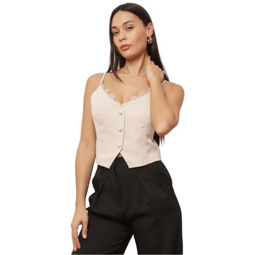 Gilets de costume Tops, t-shirts - Beige - La Modeuse - Modalova