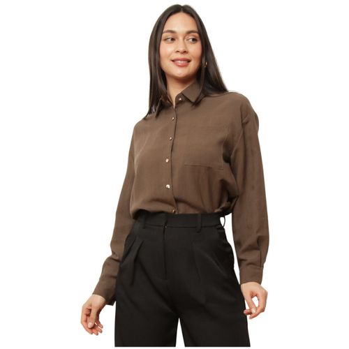 Chemise Chemisiers, blouses - Marron - La Modeuse - Modalova