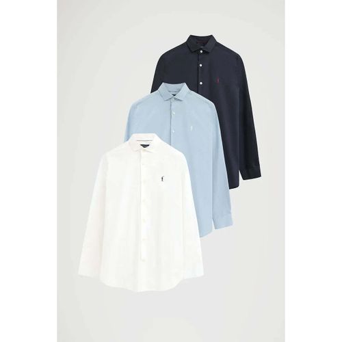 Chemise PACK 3 - RIGBY GO SHIRT POPLIN VO N-W-BB - Polo Club - Modalova