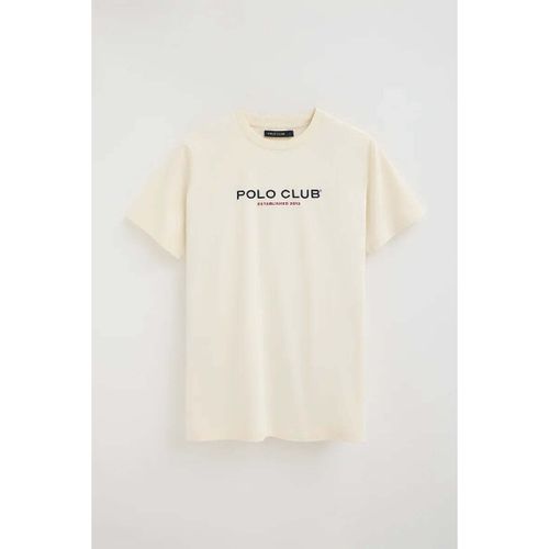 T-shirt ESTABLISHED MINIMAL TITLE VO - Polo Club - Modalova