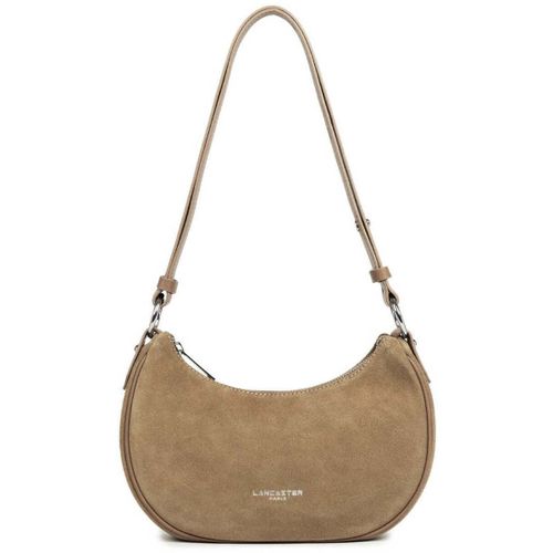 Sac bandoulière Sac besace Zippé S Suède Sable - LANCASTER - Modalova