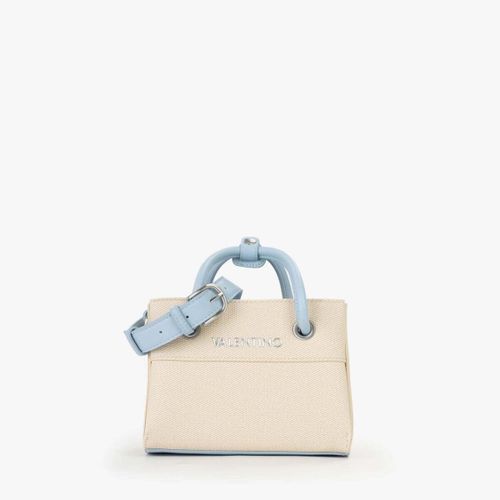 Sac à main Valentino Sac Shopping Alexia Summer Naturale / Bleu - Valentino Bags - Modalova