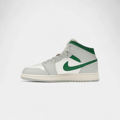 Baskets montantes 1 Mid White Pure Platinum Pine Green (GS) - Nike - Modalova