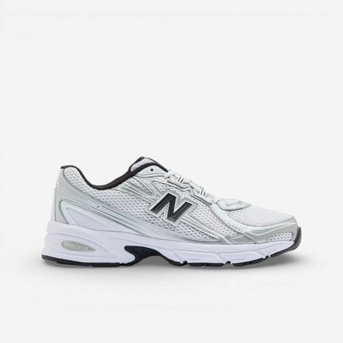 Baskets basses 740 White Silver Metallic Navy - New Balance - Modalova