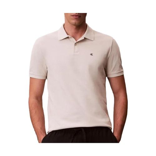 Polo Ss Monogram Pique - Calvin Klein Jeans - Modalova