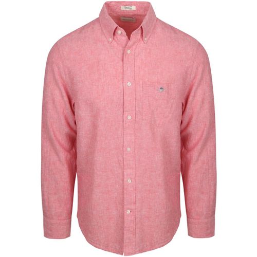Chemise Gant Chemise Lin Coton Rose - Gant - Modalova