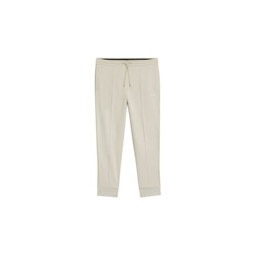 Pantalon Bas de survêtement en coton mélangé avec passepoils T_Join - BOSS - Modalova