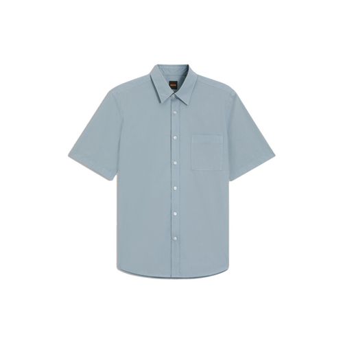 Chemise Chemise Regular en popeline de coton Relegant_6-short_M - BOSS - Modalova