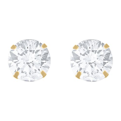 Boucles oreilles Boucles d'oreilles puces oxydes or jaune 18 carats - Brillaxis - Modalova