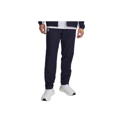 Jogging Pantalon coupe vent UA Rival Woven bleu marine - Under Armour - Modalova