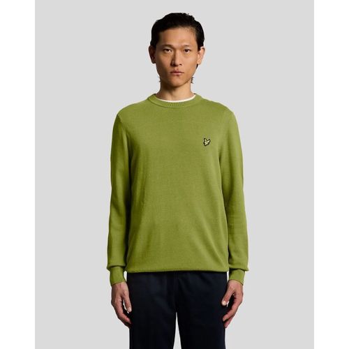 Pull KN2136V COTTON CREW-Y123 SHRUB GREEN - Lyle & Scott - Modalova