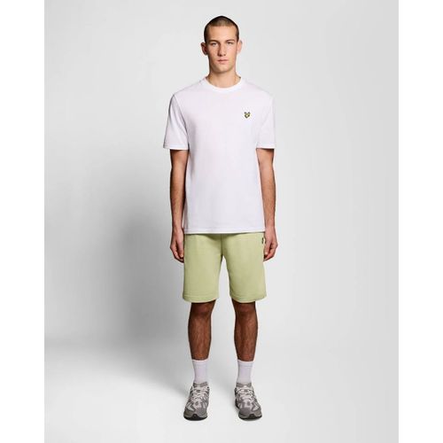 Short ML414VOGT PLAIN SWEATSHORT-Y119 HERN GREEN - Lyle & Scott - Modalova