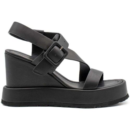 Sandales compensées TESSA NAPPA BLACK - PALOMA BARCELÓ - Modalova
