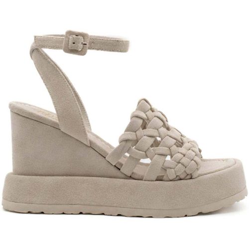 Sandales compensées ULLA SUEDE OFF WHITE - PALOMA BARCELÓ - Modalova