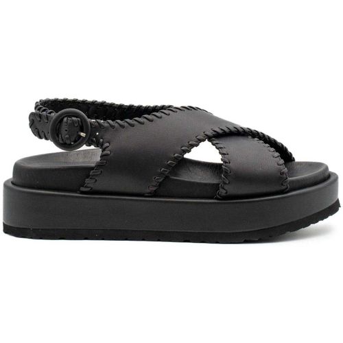 Sandales compensées URSULA NAPPA BLACK - PALOMA BARCELÓ - Modalova