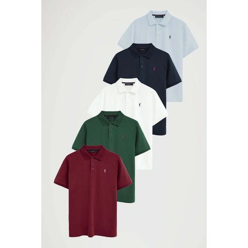 Polo PACK 5 - RIGBY GO POLO SS VO BB-N-W-BG-G - Polo Club - Modalova