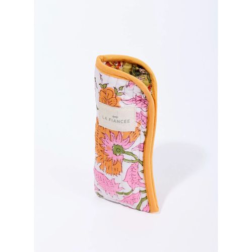 Trousse Pochette lunettes matelassée imprimée coton MIKEL - La Fiancee Du Mekong - Modalova