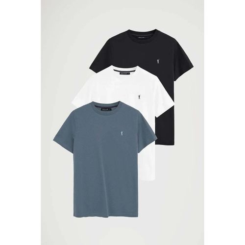 T-shirt PACK 3 - RIGBY GO TSHIRT SS VO B-DB-W - Polo Club - Modalova