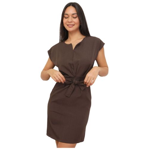 Robe courte Robes - Marron - La Modeuse - Modalova