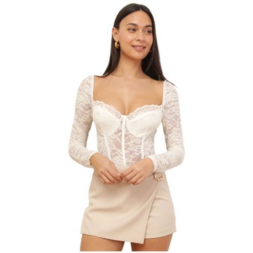 Blouses Tops, t-shirts - Ecru - La Modeuse - Modalova