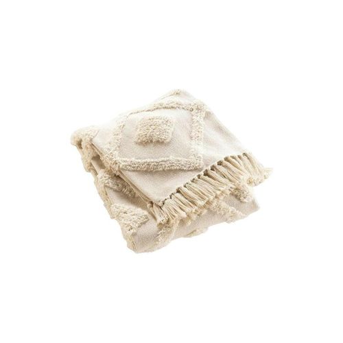 Plaids, jetés Plaid Inca Beige - Douceur D'intérieur - Modalova