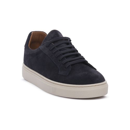 Baskets basses Frau SUEDE BLU PANNA - Frau - Modalova