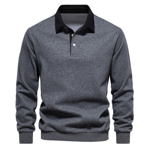 Polo Polos manches longues-HD05_Dark_Grey - vintacy - Modalova