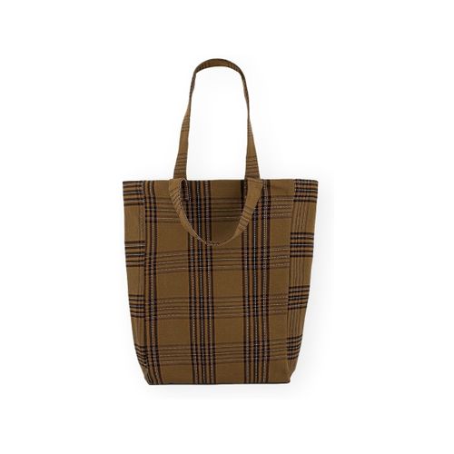 Cabas Tote Bag Elisabeth - Tartan - Rose In April - Modalova