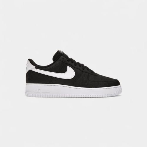 Baskets basses Air Force 1 Low '07 Black White Pebbled Leather - Nike - Modalova
