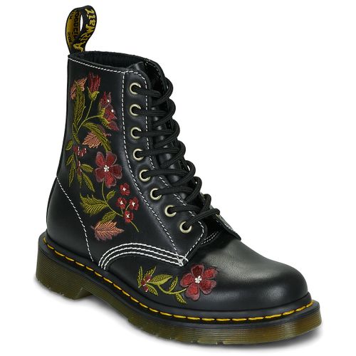 Boots 1460 PASCAL FLORAL BLACK WANAMA - Dr. Martens - Modalova