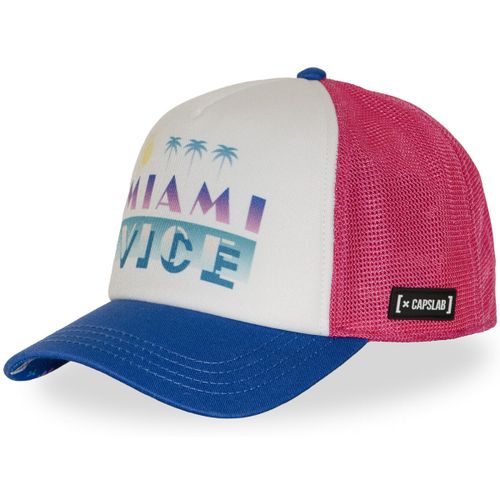 Casquette Casquette trucker mousse avec filet Miami Vice Cops - Capslab - Modalova