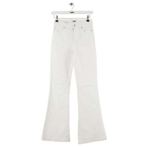 Jeans flare / larges Jean bootcut Genevieve blanc - Paige - Modalova