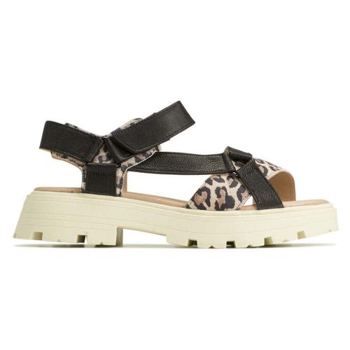 Sandales plates RS.LOOK NOIR+LEOPARD - Redskins - Modalova