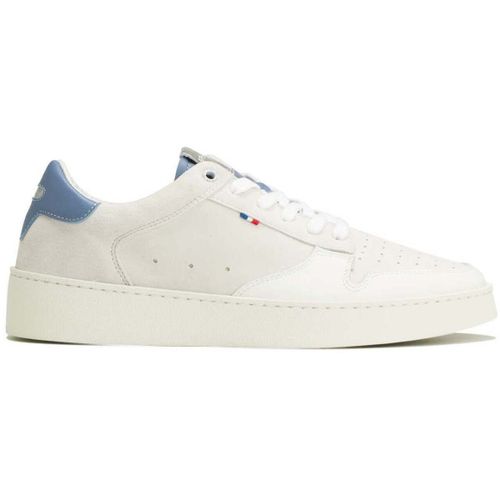 Baskets basses LUCAS 9 BLANC+BLEU - Le Formier - Modalova