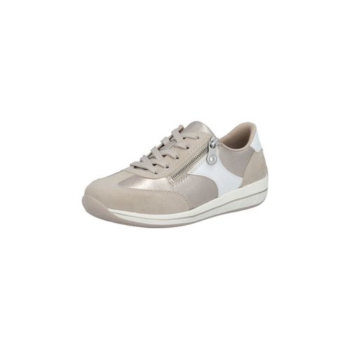 Baskets basses n1103-90 beige combiné - Rieker - Modalova