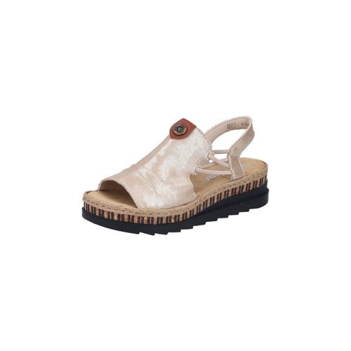 Sandales compensées v7972-60 beige - Rieker - Modalova