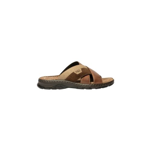 Mules Mules Jacquie en Cuir Chocolat - TAN CHOCOLAT - 43 - TBS - Modalova