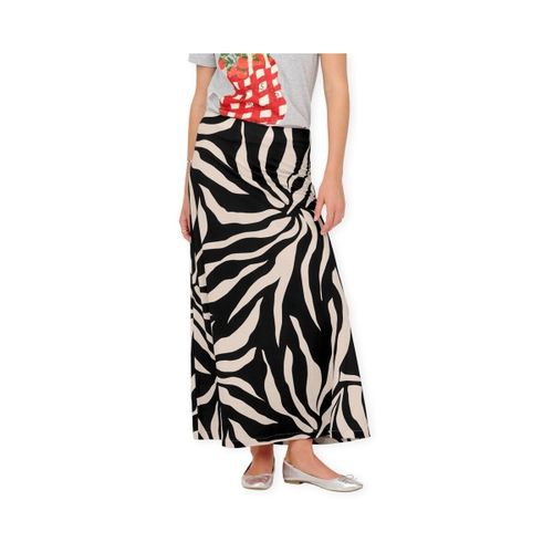 Jupes longues Chigo Sakura Long Skirt - Black/Flower - Only - Modalova
