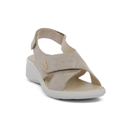 Sandales compensées CHARLOTTE CHAMPAGNE - Enval - Modalova