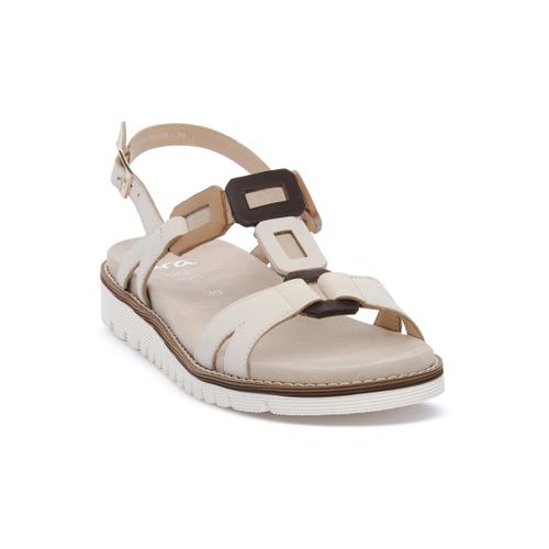 Sandales plates GAUCHO SOFT CREAM - Ara - Modalova