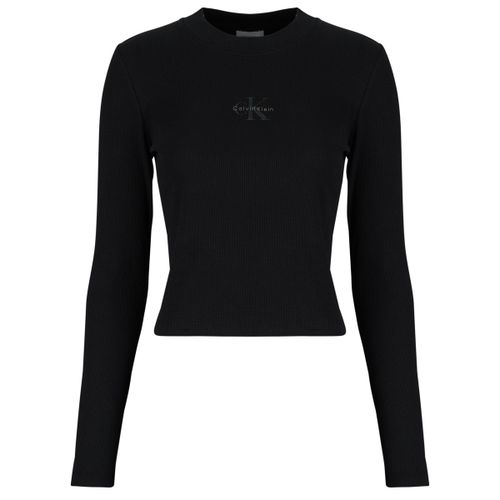 T-shirt LS MONOLOGO BABY TEE - Calvin Klein Jeans - Modalova