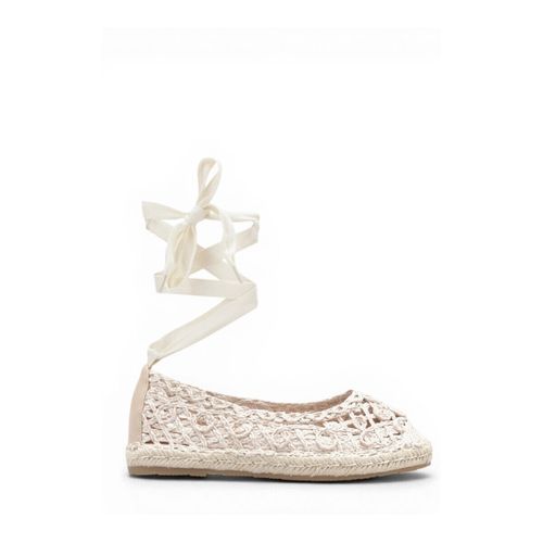 Espadrilles Ballerines - Beige - La Modeuse - Modalova