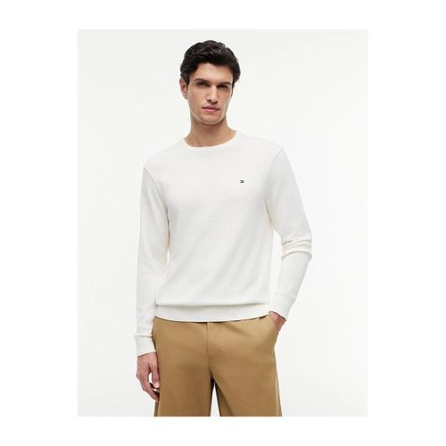 Sweatshirts MW0MW39999 ESSENTIAL SSNL COTTON CREW NE-Z00 IVORY PETAL - Tommy Hilfiger - Modalova