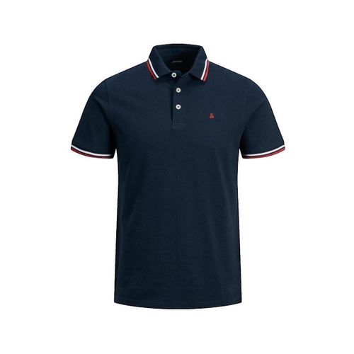 Polo Jack & Jones Polo Paulos bleu - Jack & Jones - Modalova